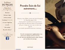 Tablet Screenshot of institutdupalais.fr